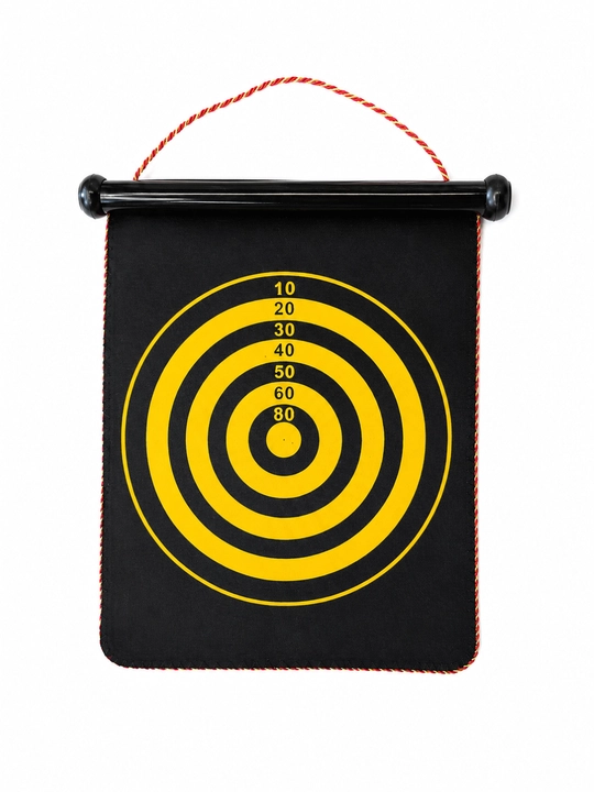 Magnitli darts ikki tomonlama, magnitli nishon va magnitli dartlar, oilaviy o'yin to'plami