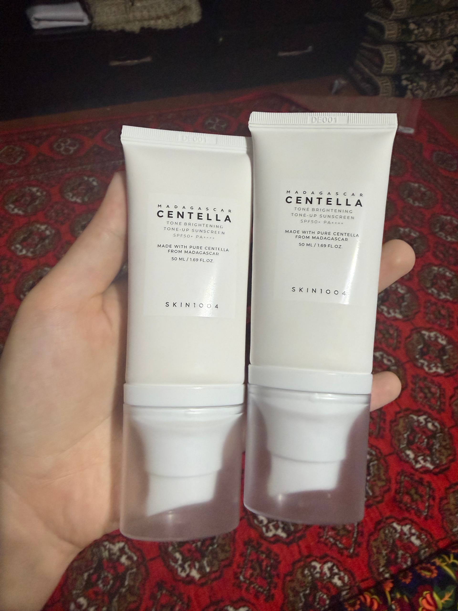 SPF 50+ — легкий солнцезащитный крем с экстрактом центеллы, 50 мл