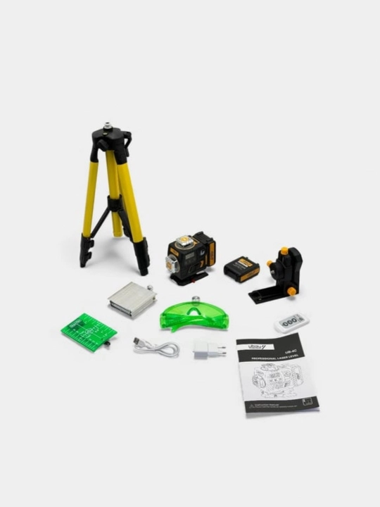 UBAY 4D 16 chiziqli lazerli nivelir,lazer shtativ bilan,lazerniy uroven,lazer professional