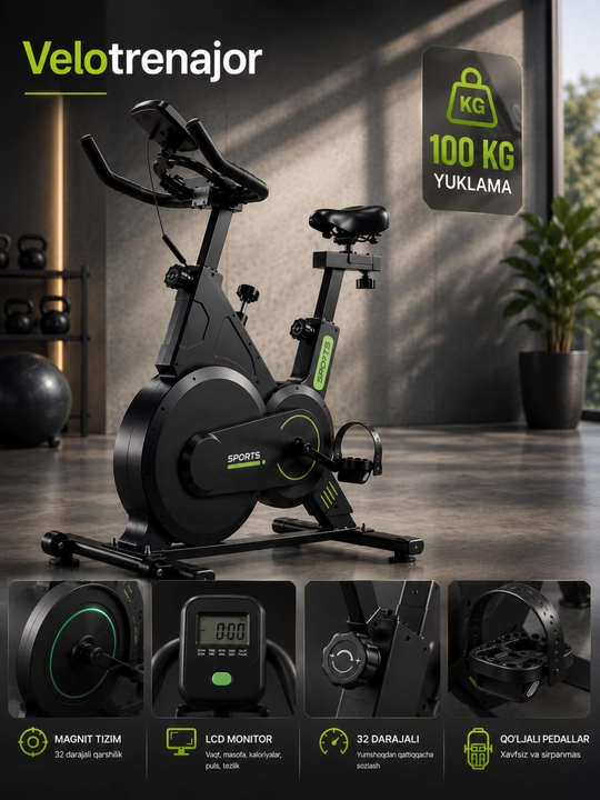 Uy velotrenajyori fitnes velosipedi