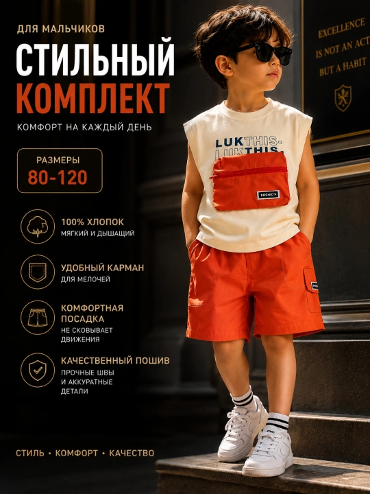 Bolalar uchun kiyim komplekt 80-120 - 