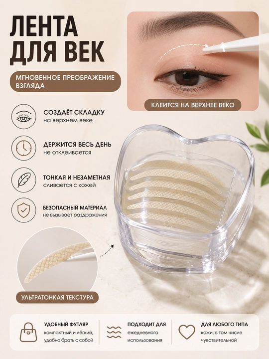 Стикеры для поднятия век, лента для век, eyelid tape, набор для век - 