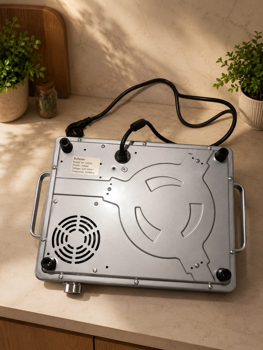 Sofaner 3500W Induksion Plita – Sensorli Elektr Plita, Tez Qiziydigan Oshxona Qurilmasi