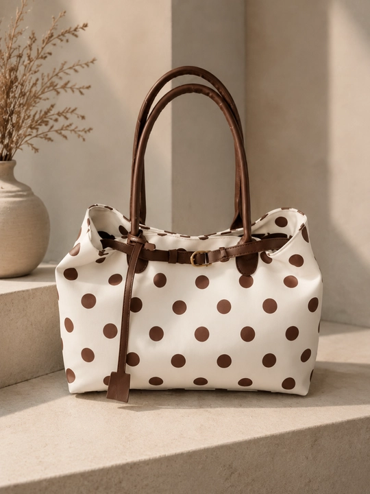 Ayollar sumkasi,polka dot sumka,katta sigimli kundalik ayollar sumkasi, zamonaviy va qulay