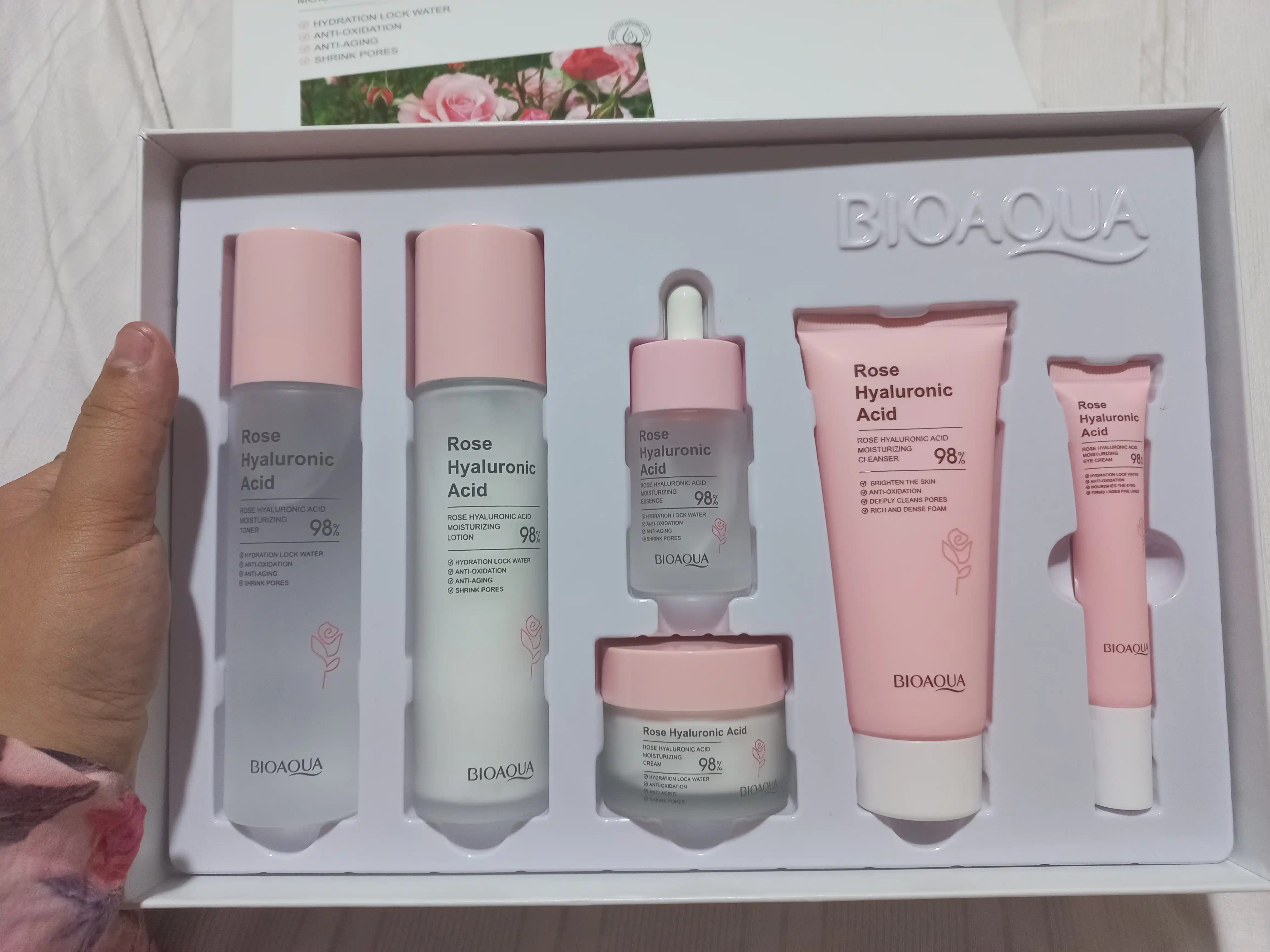 Подарочный набор косметики Bioaqua, уход за лицом  6 в 1