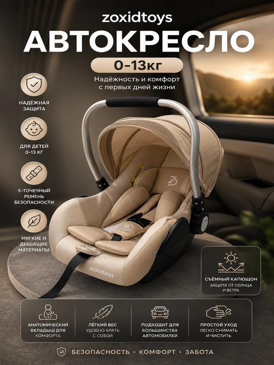 Bolalar Avtokreslosi ISOFIX(0-36kg) va Avtobeshiq (0-13kg) POPYPAPA, KIDILO - 