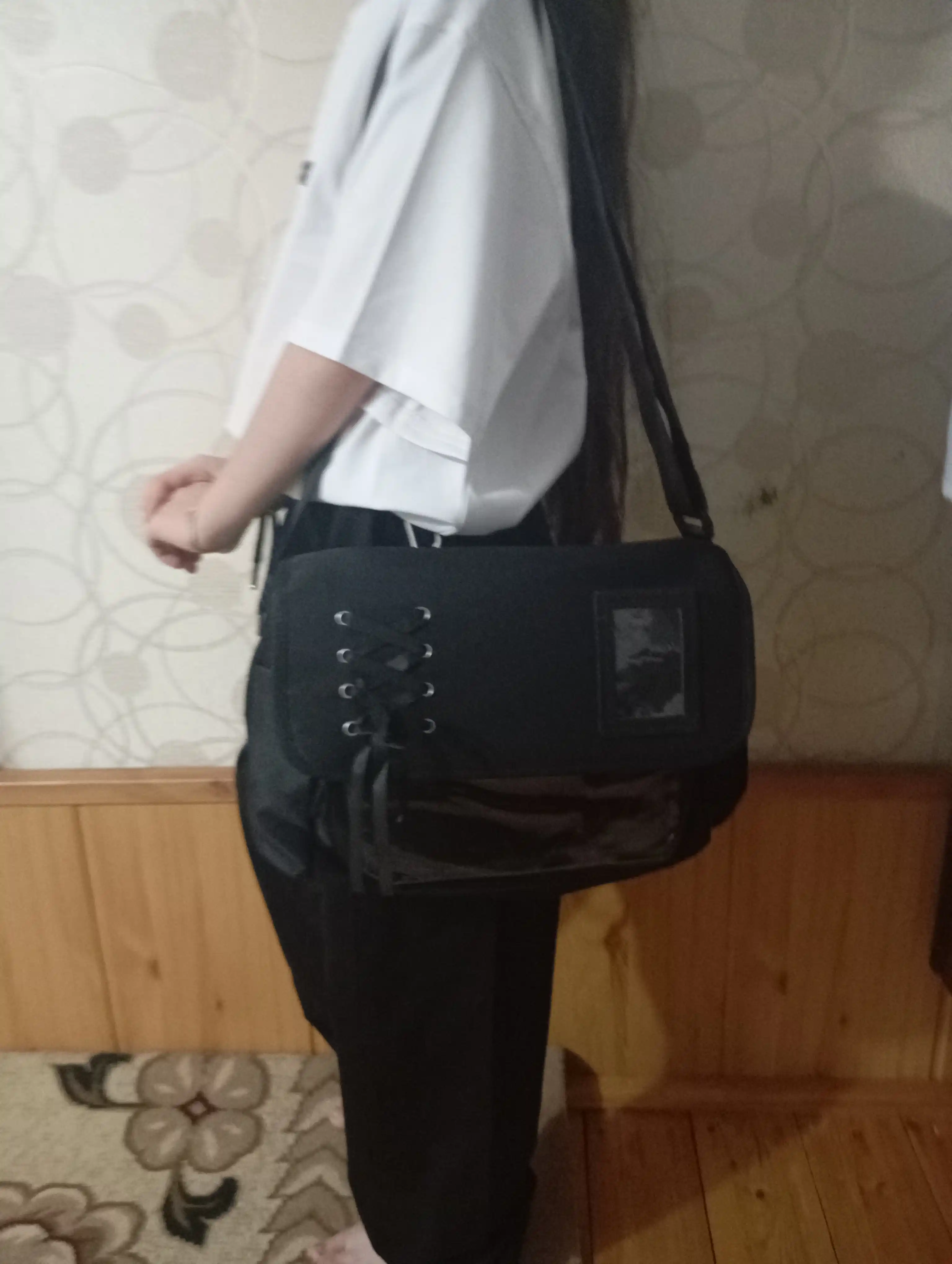 Sumka ayollar uchun, maktab, ish va sayrlar uchun, Kawaii anime Y2K, yelka sumkasi