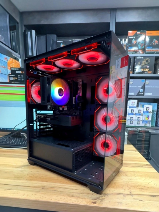 Игровой компьютер AMD Ryzen 5 5600, RTX 3060 12GB, DDR4 16GB, NVMe 512GB