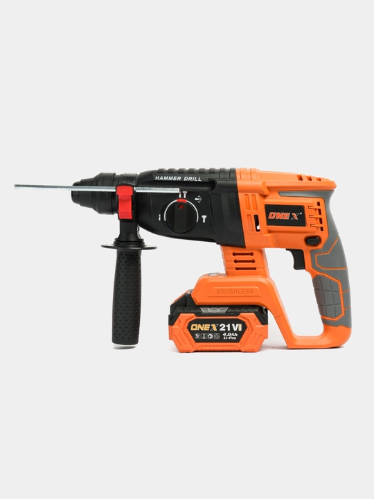 3 ta 1 ta ONEX XPRO3-1 21V. 4Ah asboblar to‘plami, burama mix, bolgarka, perforator