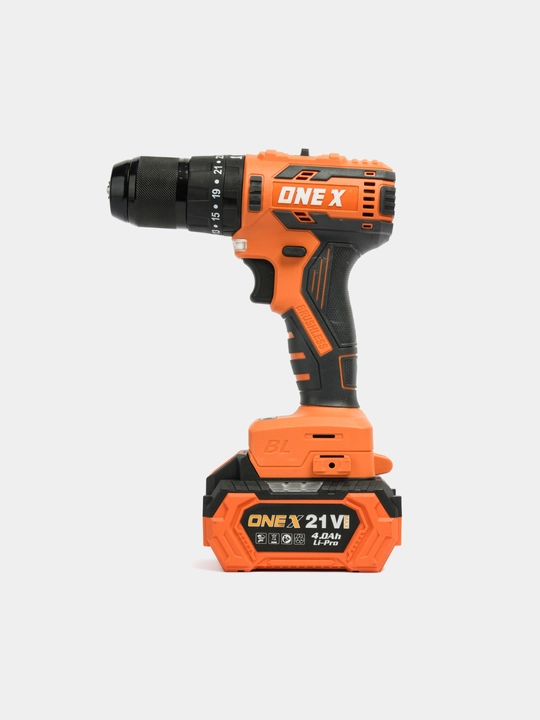 3 ta 1 ta ONEX XPRO3-1 21V. 4Ah asboblar to‘plami, burama mix, bolgarka, perforator