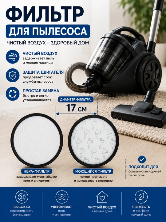 Фильтр двигателя для пылесосов, Tefal - 