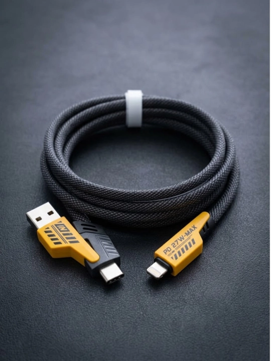 USB 4-в-1 Turbo Type-C/Lightning - USB-A/Type, быстрая зарядка
