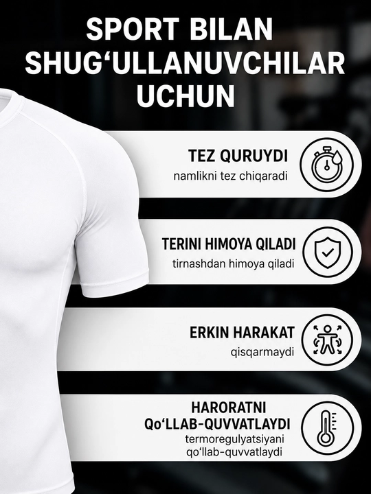 Erkaklar uchun mashg‘ulotlar, fitnes va yakkakurashlar uchun sport, kompression rashgard