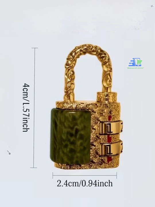 Mini kodli qulf, chamadon, sumka va zargarlik qutilari uchun kombinatsiyali qulf