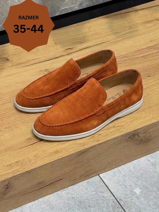 Мужская обувь Loro Piana из натуральной замши и кожи — легкая и удобная - 