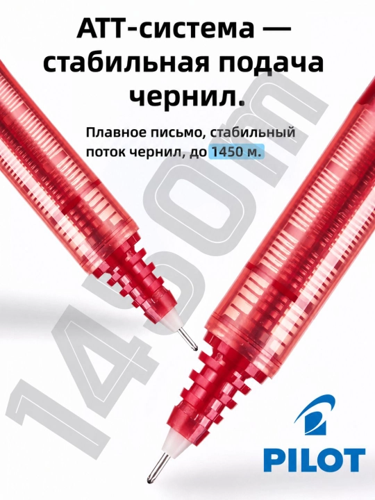 Роллерная ручка PILOT V5 Hi-Tecpoint 0,5 мм с жидкими чернилами