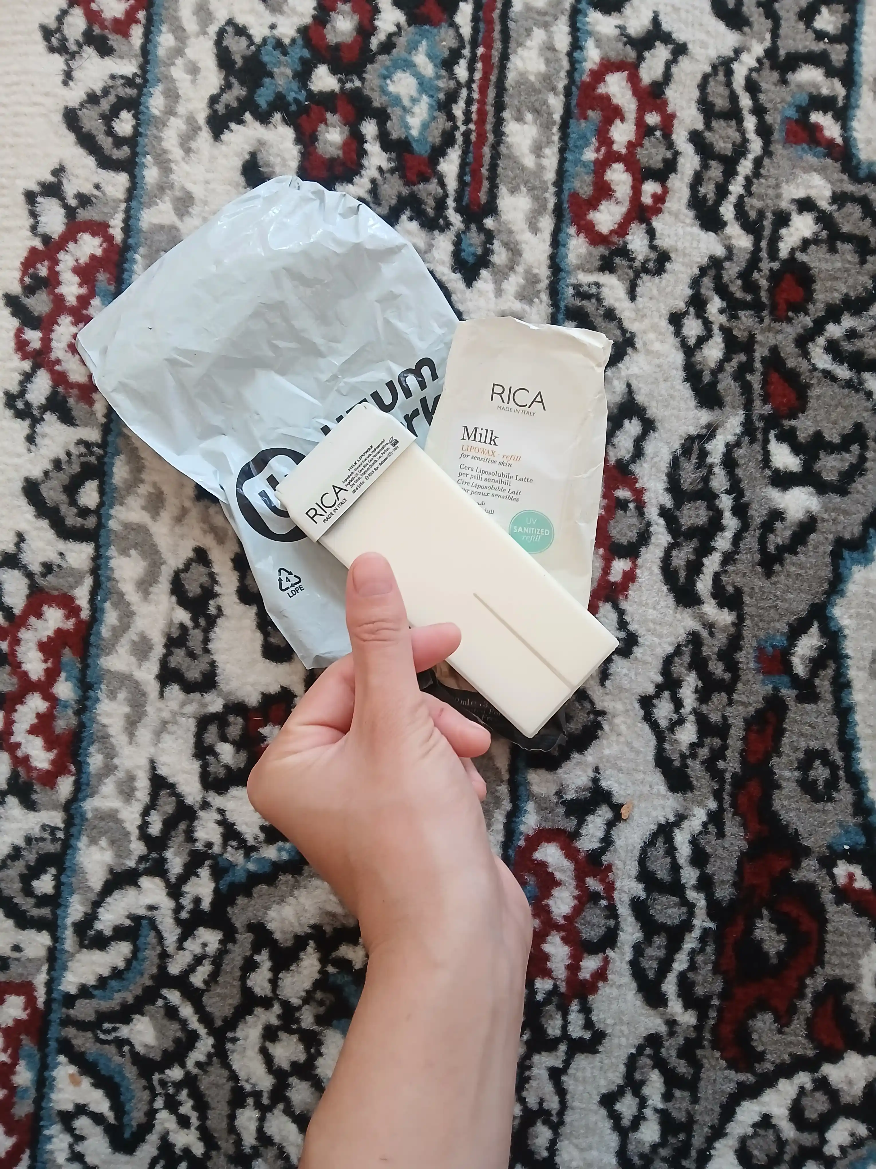 Воск для депиляции в картридже, аппликатор, RICA 100 г