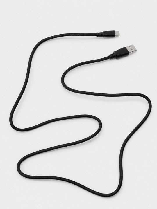 USB Type-C 3.0 kabeli, 6A, mustahkam, tez zaryadlash va ma’lumot uzatish uchun