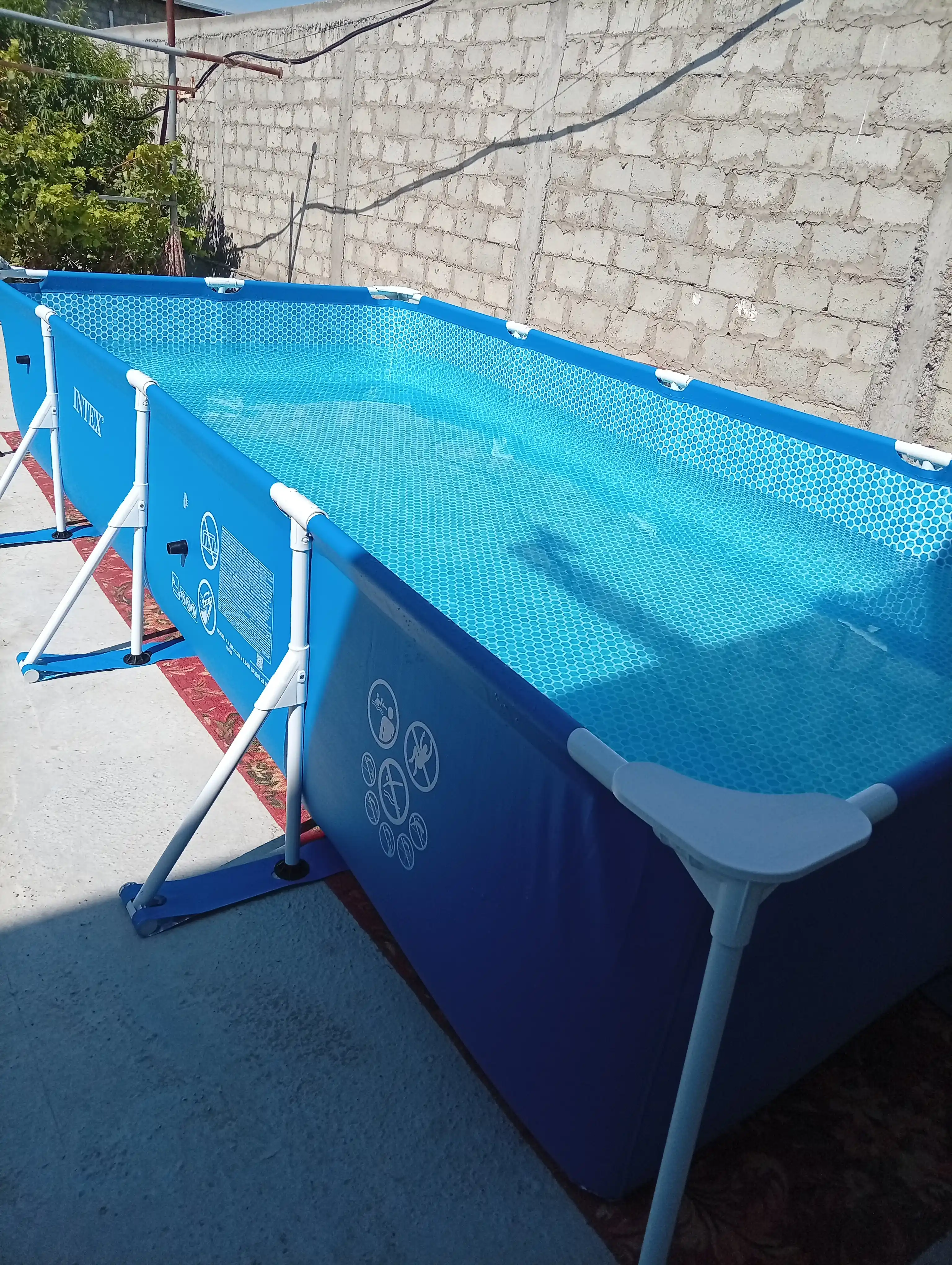 Hovuz ayvoni, basseyn soyaboni 3,05m, 3,66m, 3x2m, 4,50x2,20 m