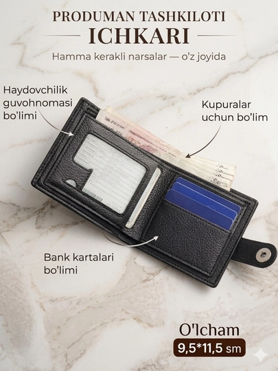 Erkaklar hamyoni, kasholok, kashelok, koshelek, sovg'a erkaklarga, sovg'a, portmone