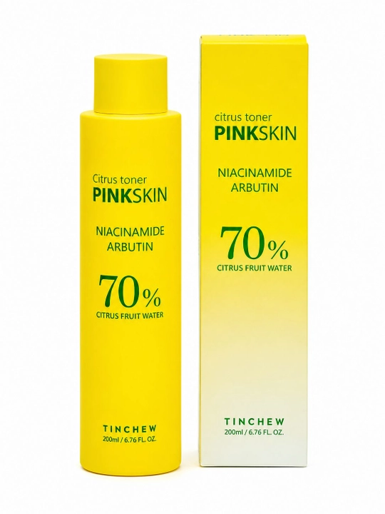 Yuz uchun TINCHEW Pinkskin Citrus toneri, 200 ml - 