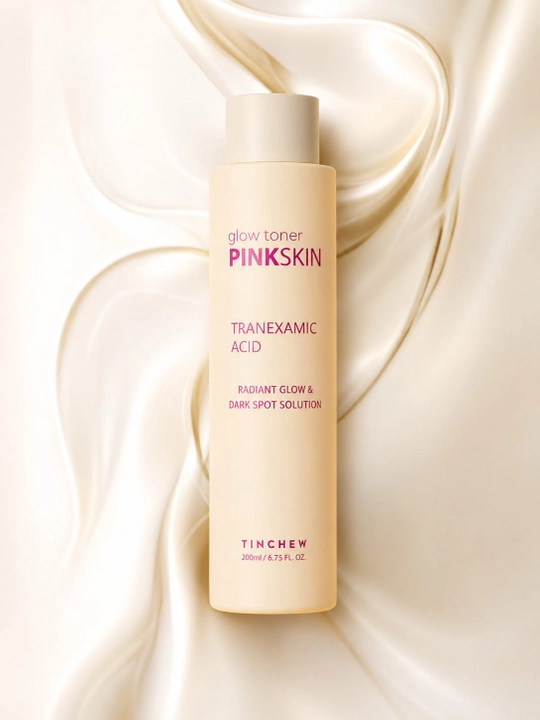 Toner yuz uchun Tinchew Pinkskin Glow yumshak teri uchun, 200 ml - 