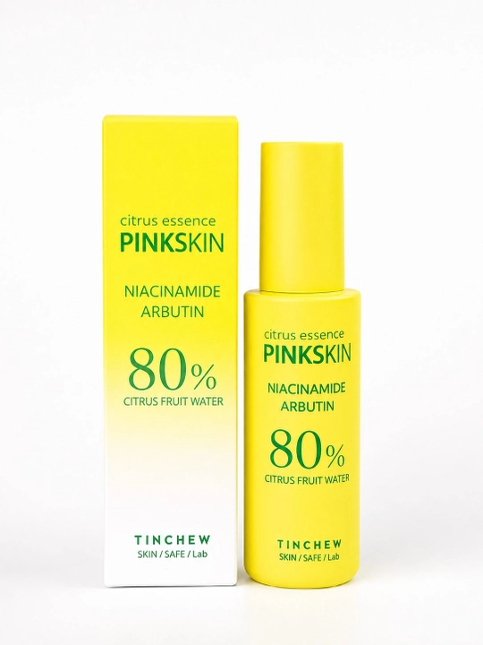Эссенция для лица tinchew pinkskin citrus осветляющий с экстрактом цитруса 50 мл