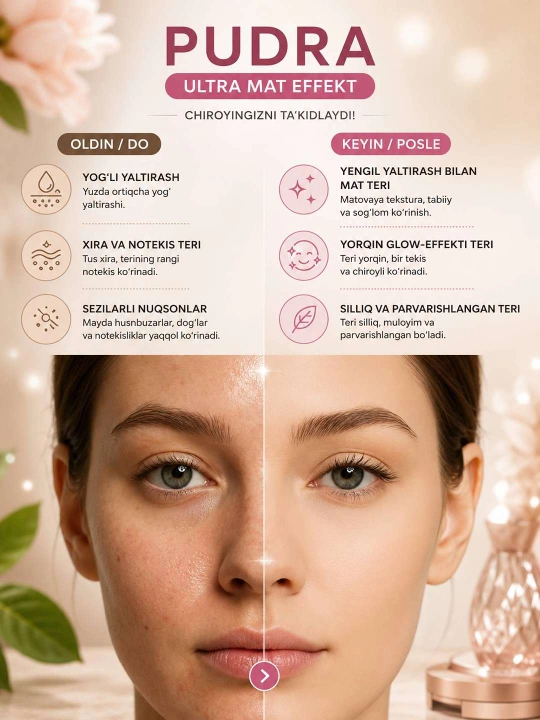 POND'S BB пудра для лица пондс тайская матирующая рассыпчатая SPF 45 г Таиланд BB Magic