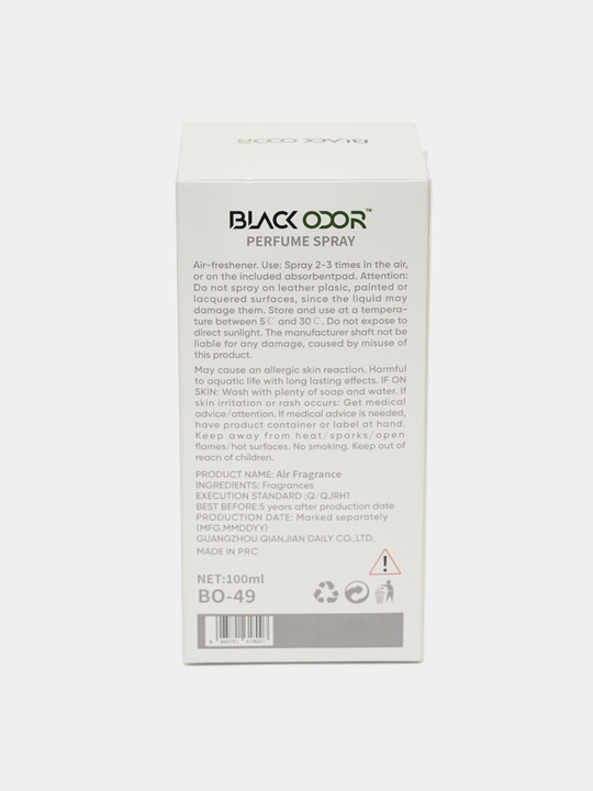 Mashina, uy, ofis uchun "BLACK ODOR" xushbo‘ylantiruvchisi va xushbo‘ylantiruvchisi