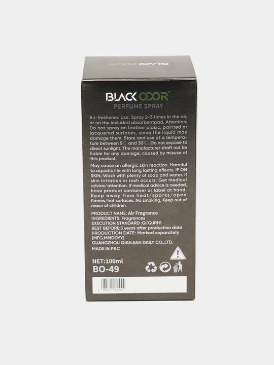 Mashina, uy, ofis uchun "BLACK ODOR" xushbo‘ylantiruvchisi va xushbo‘ylantiruvchisi