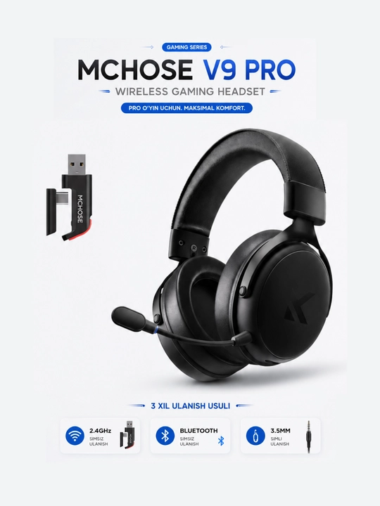 MCHOSE V9 Pro o'yin minigarnituralari