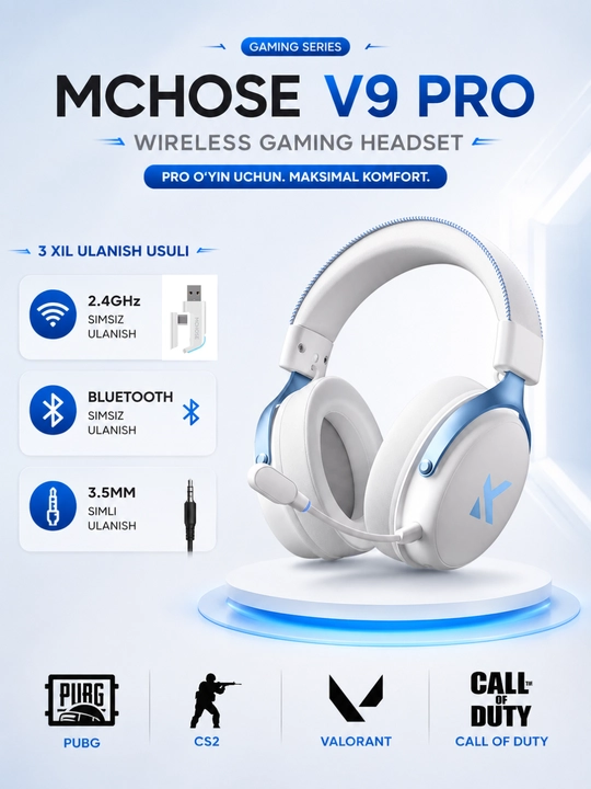 Игровые наушники MCHOSE V9 Pro - 