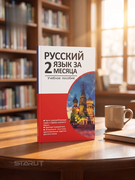 Русский язык за 2 месяца–грамматика и словарь, самоучитель для начинающих, по русскому языку - 