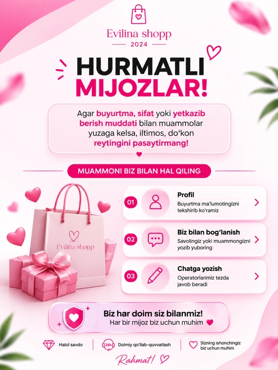 42-48 o‘lchamga mos keladigan uzun, kalta yengli, kundalik ayollar yozgi ko‘ylagi