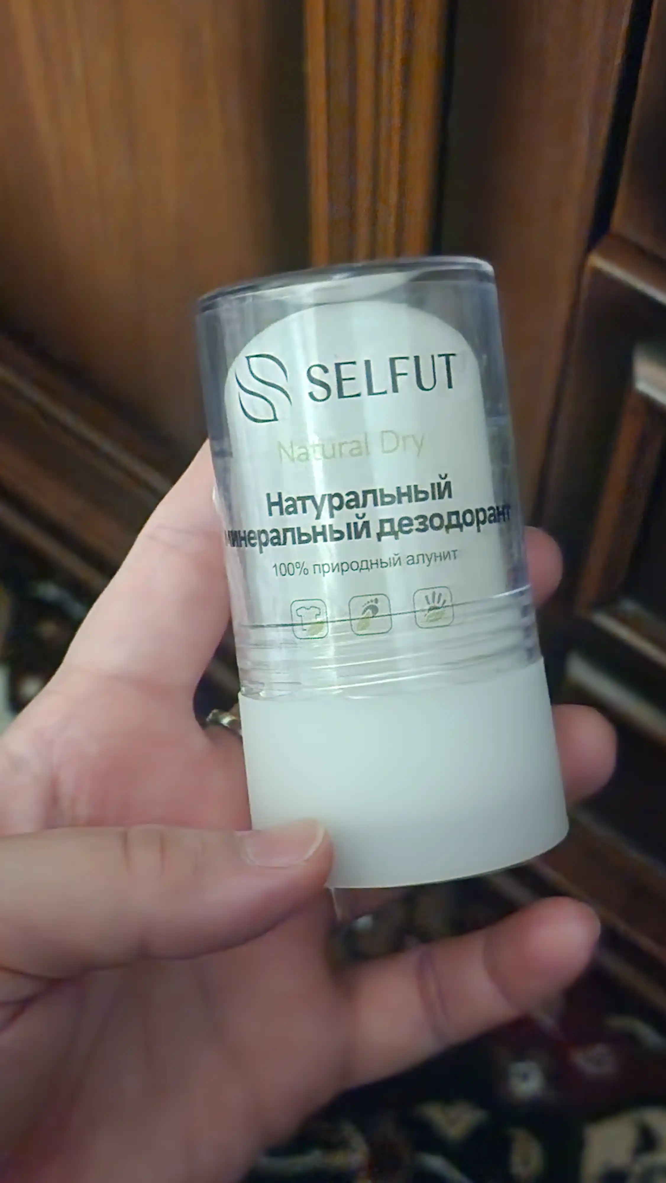 SELFUT cristal dezodoranti, tabiiy achchiq tosh, achiq tosh