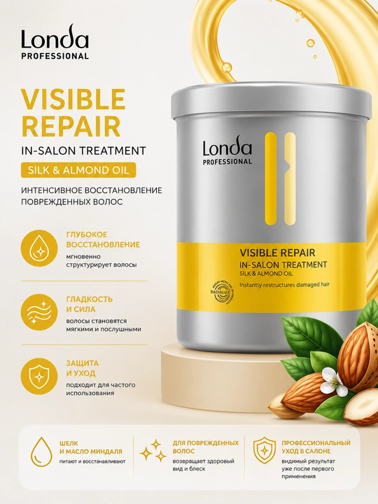 VISIBLE REPAIR Shikastlangan sochlarni tiklovchi vosita 750 ml - 