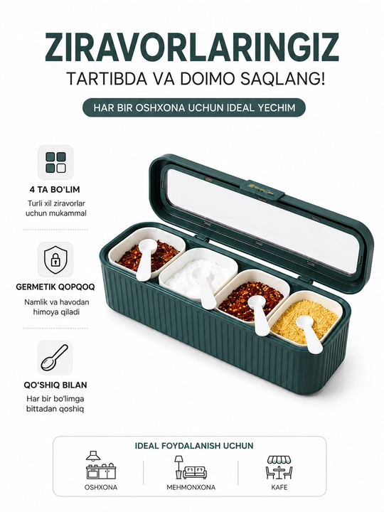 SpiceLine — Oshxonadagi tartib chizigʻi - 