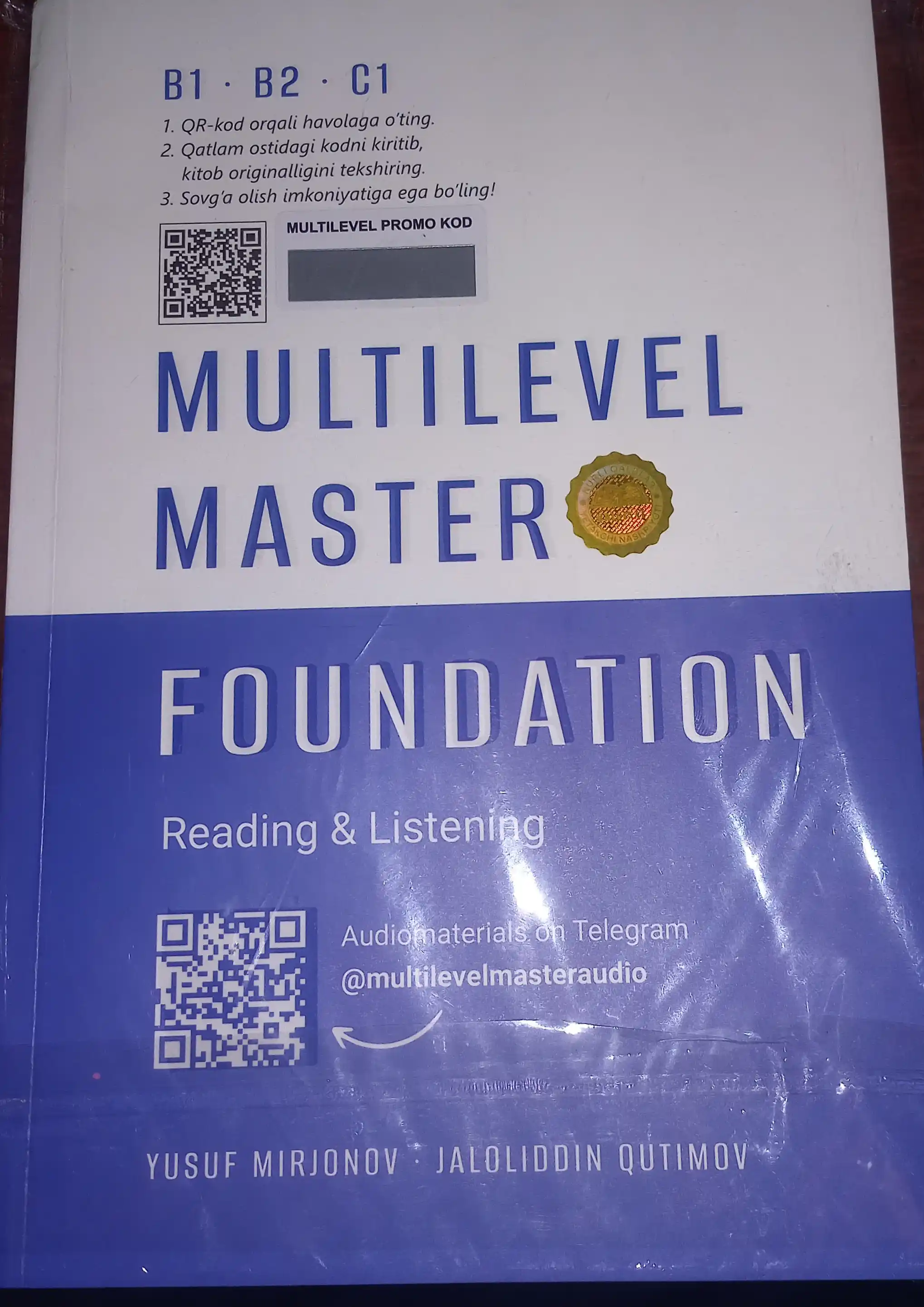 Multilevel Master ingliz tili kitobi Multilevel testiga tayyorlov kitob
