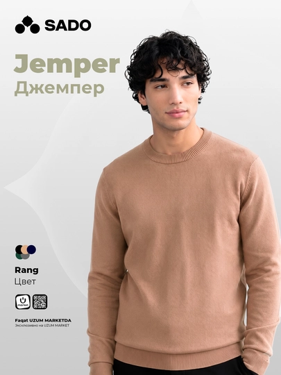 Erkaklar uchun klassik jemper SADO, jemperlar erkaklar, jemfer - 