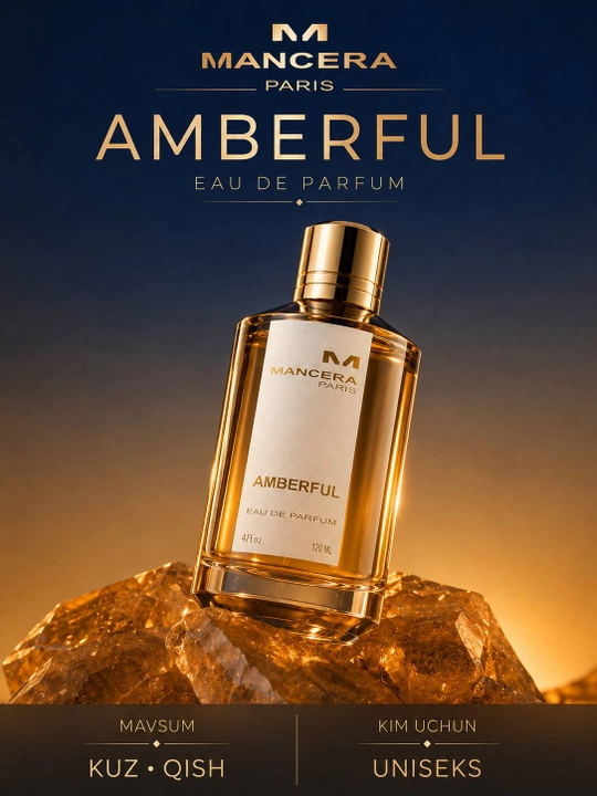 Mancera Amberful unisex parfyumeriya suvi, ichish uchun — 5/10 ml
