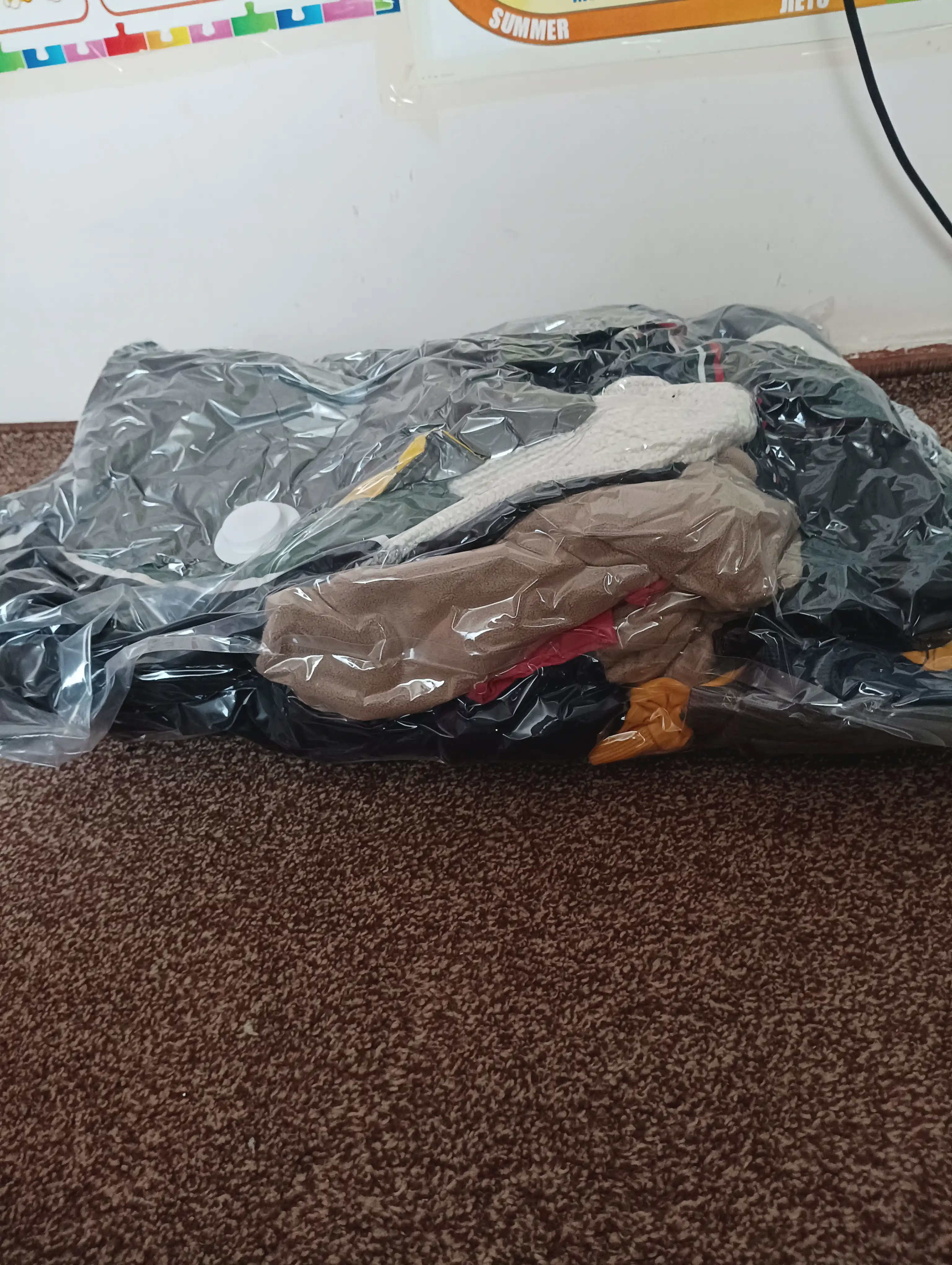 Vakuumli paket saqlash va kiyim-kechak sumkasi, vakum paket qayta foydalanish mumkin