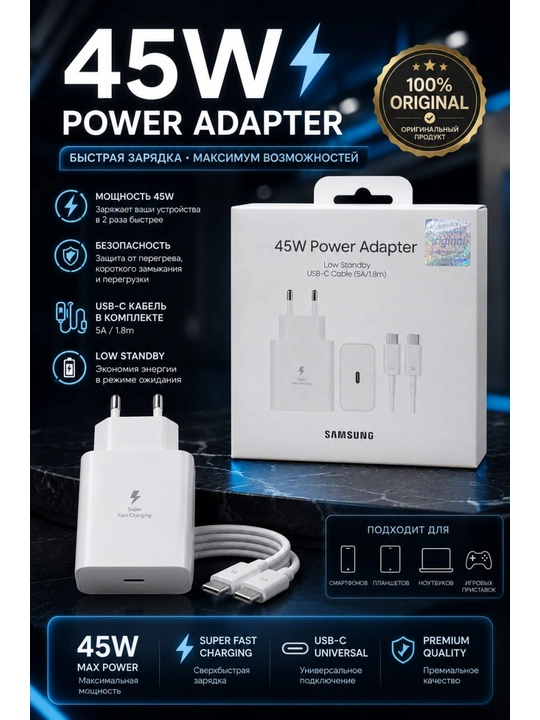 Samsung 45W Super Fast Charger