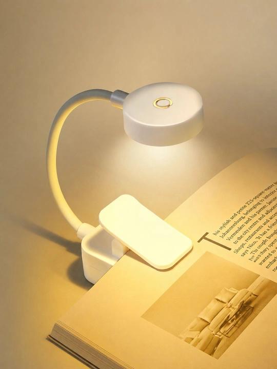 Портативная мини-лампа, светодиодный светильник с прищепкой и USB-зарядкой - 