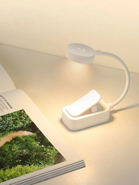 Портативная мини-лампа, светодиодный светильник с прищепкой и USB-зарядкой