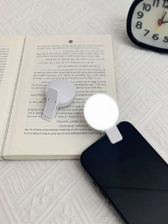 Портативная мини-лампа, светодиодный светильник с прищепкой и USB-зарядкой - 