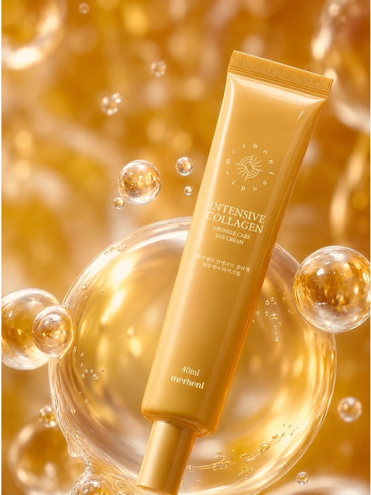 Ko‘z atrofi terisi uchun krem Merhent Entensive Collagen Wrinkle Care Eye Cream