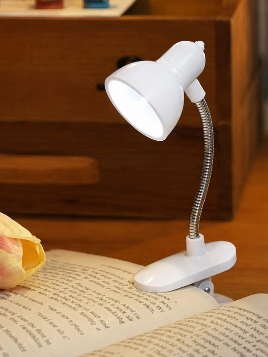 Портативная мини-лампа, светодиодный светильник с прищепкой и USB-зарядкой