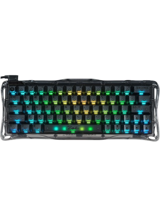 Magnit klaviatura GravaStar Mercury V60, 64 tugma, UFO Magnetic Switch, RGB, USB Type-C