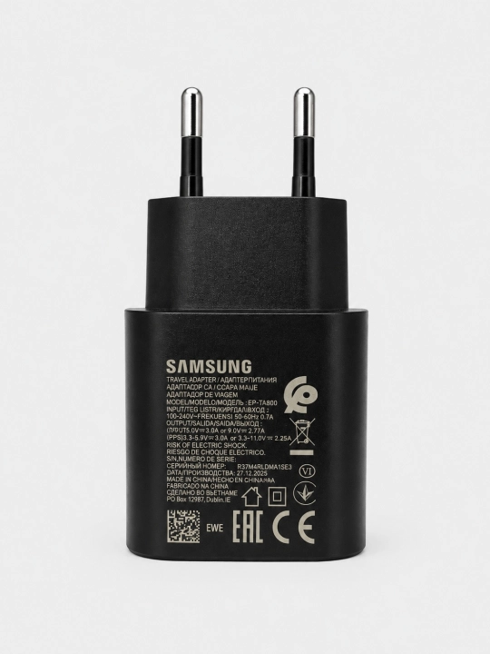 Adapter Type-C tez zaryadlovchi 12W, 5V 2.4A, telefon va planshet uchun