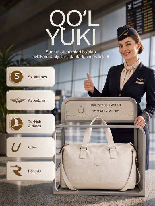 FItnes, basseyn, sayohat uchun mo‘ljallangan sport yo‘l sumkasi, qo‘l yuki